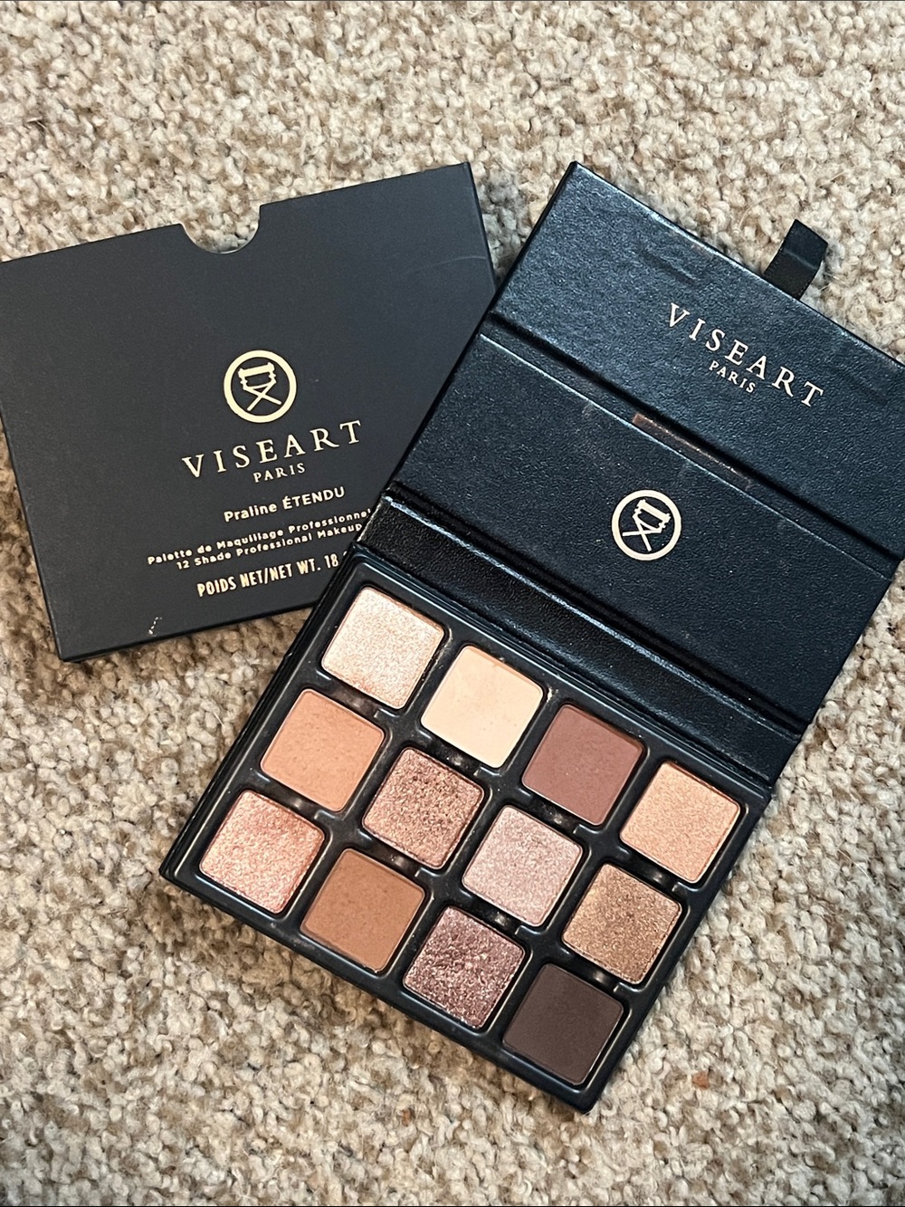 🍫 VISEART Praline Étendu Palette